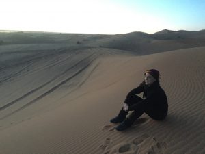 Amanecer en el desierto